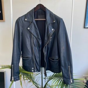 All Saints Carver Leather Jacket
